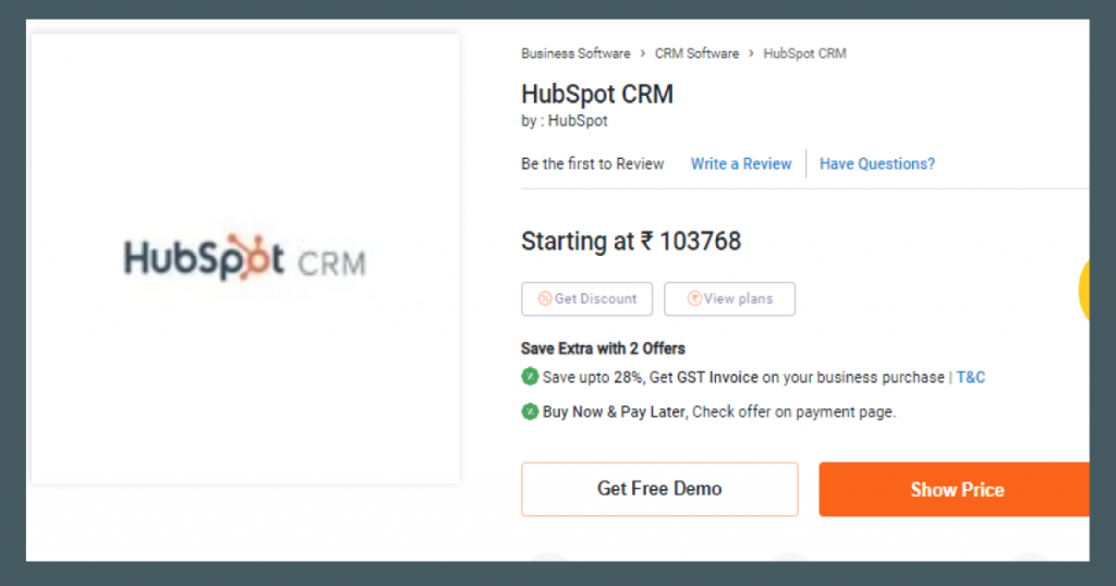 Hubspot-price